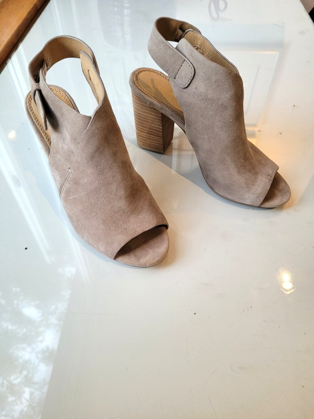 Splendid Suede Leather Heels Size 7.5
